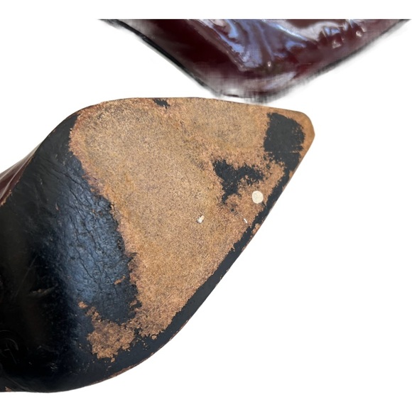 DOLCE & GABBANA Patent Leather Pumps in Eggplant Purple Size 40 US 9.5 - Picture 11 of 13